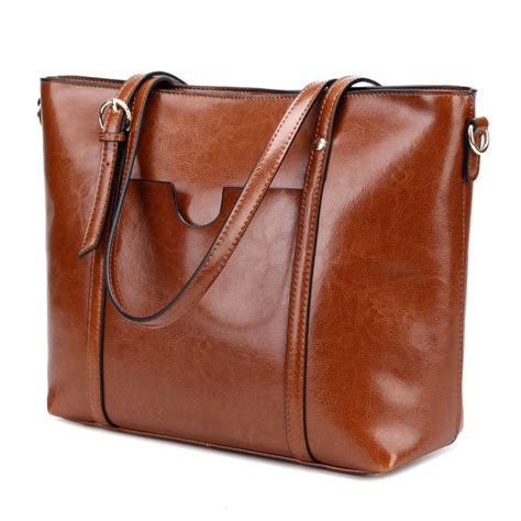 best leather travel tote